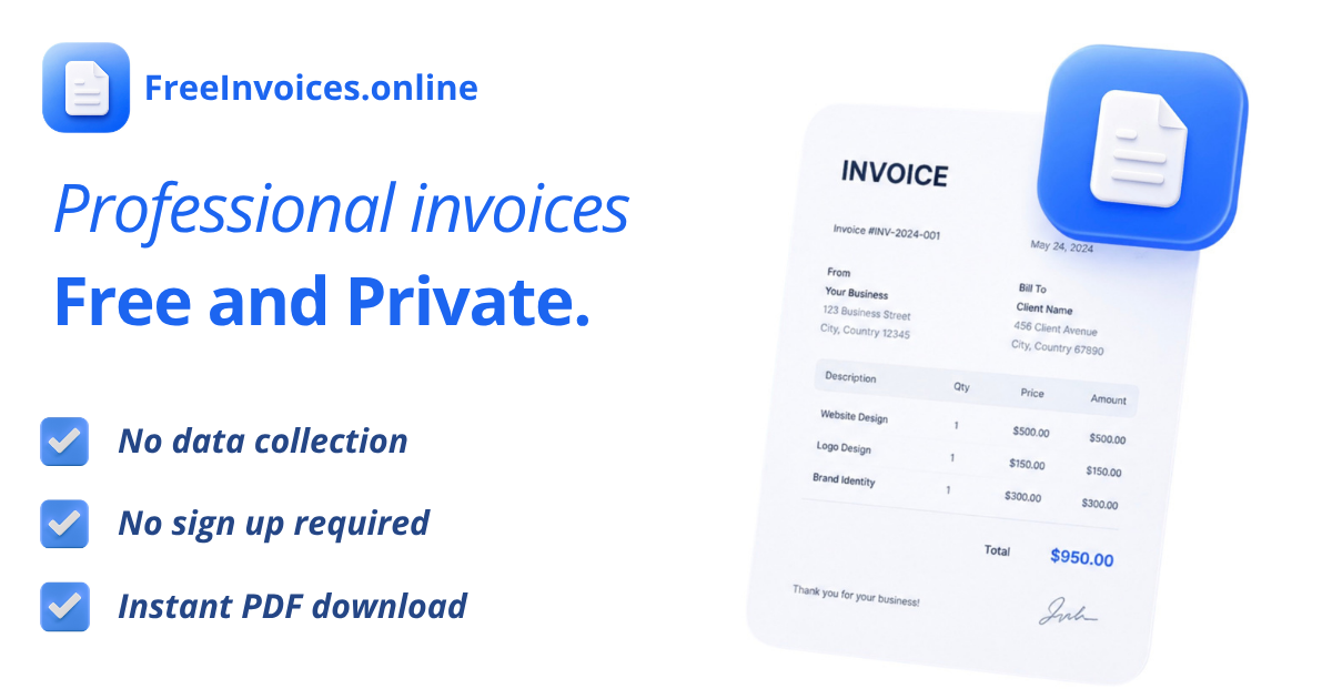 Free Invoice Generator